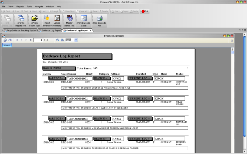EvidenceFile IMS® | USA Software - Law Enforcement and Behavioral ...